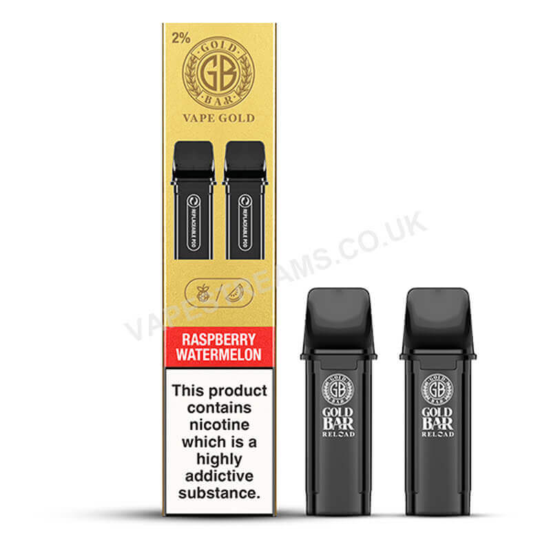 Gold Bar Reload Raspberry Watermelon Prefilled Pod