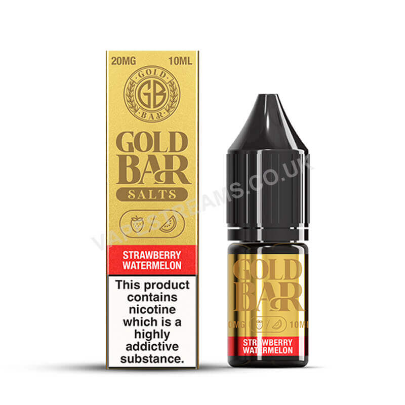 Gold Bar Strawberry Watermelon Nic Salt E-Liquid
