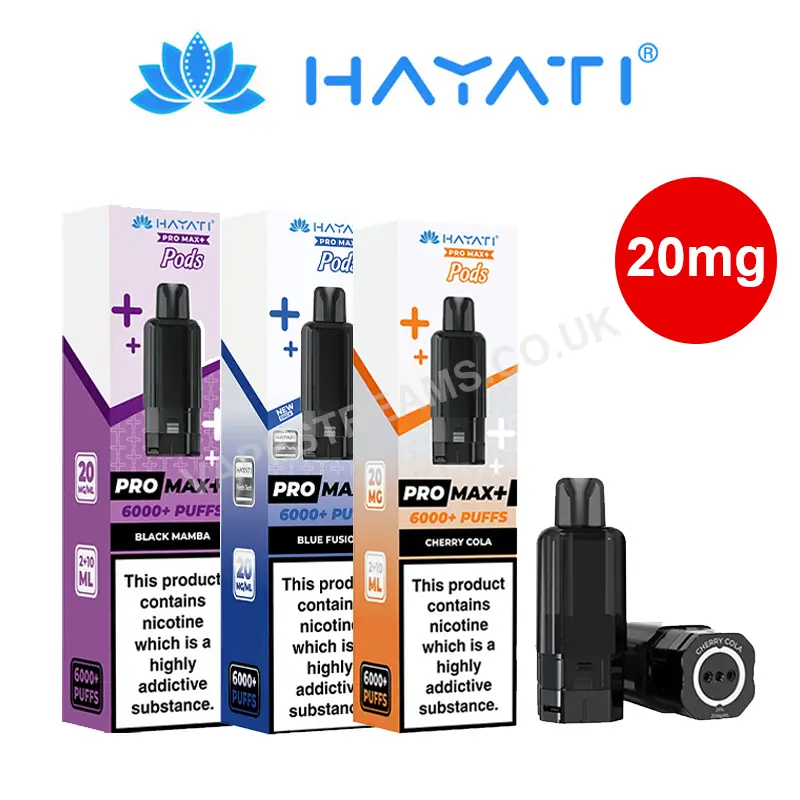 Hayati Pro Max Plus Refill Pods (20mg)
